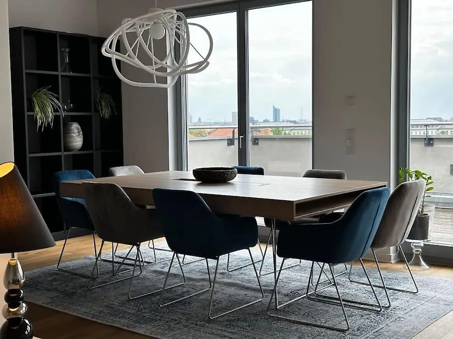Elegante Skyline Wohnung Leipzig